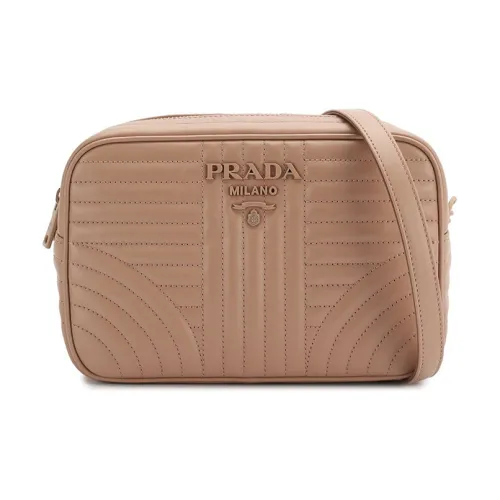 PRADA Коровья кожа Маленькая квадратная сумка сумка с цепочкой сумка на плечо стандартная женская коричневый