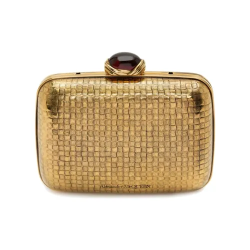 Alexander McQueen Латунь Clutch Женский Gold