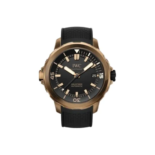 IWC Автоматический Механический Мужской Часы Ocean Time Series Черные