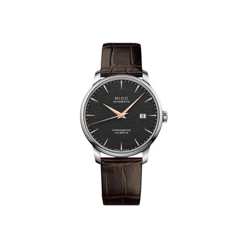 Mido Mechanical Механизм Мужские Часы Baroncelli 40мм*40мм*9,43мм Черные