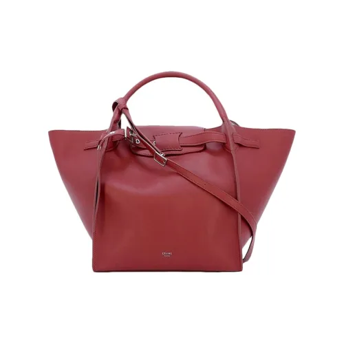 CELINE Коровья кожа Сумка через плечо среднего размера женская красная