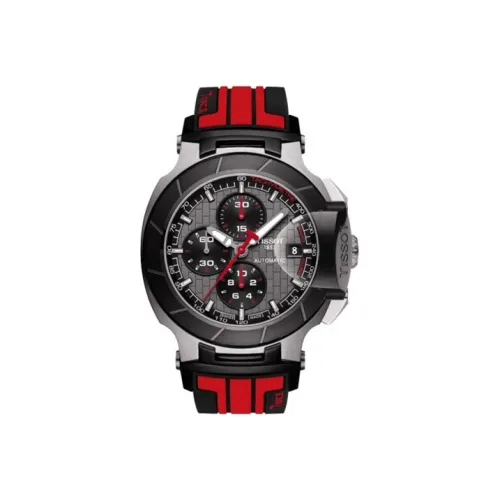 TISSOT Race Collection Кварцевый механизм Мужские часы Циферблат 50,26 мм Серый корпус из нержавеющей стали