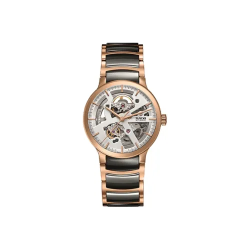 RADO Автоматический Механический Часы Мужские Crystal Sparkle Collection 38 мм Skeleton