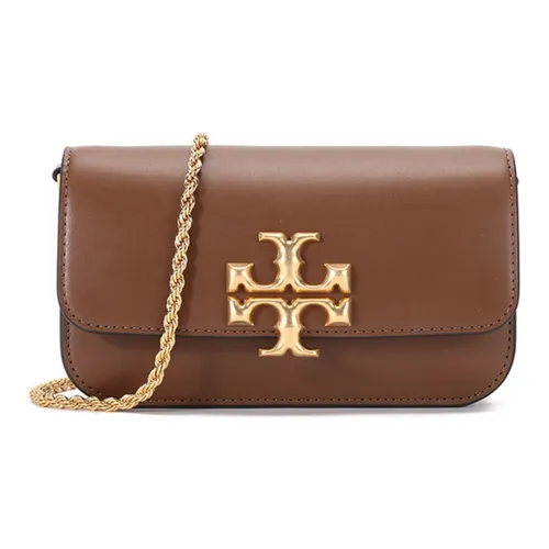 Tory Burch ELEANOR Кожа Сумка с цепочкой Сумка через плечо Сумка на плечо Женская Лось Коричневый