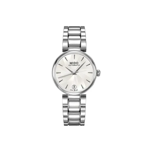 MIDO Автоматический Механический Movement Женские Baroncelli Часы 33мм*10,6мм Белый