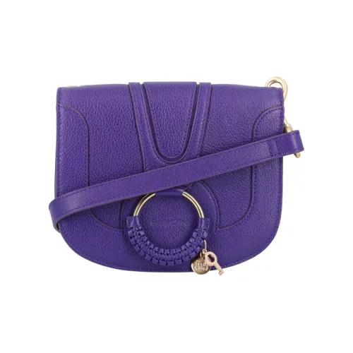 See By Chloe Сумка через плечо из козьей кожи женская фиолетовая