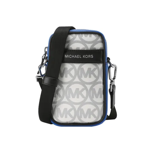 MICHAEL KORS MICHAEL KORS Luggage Collection Чехол для телефона из искусственной кожи сумка через плечо мужская синий белый