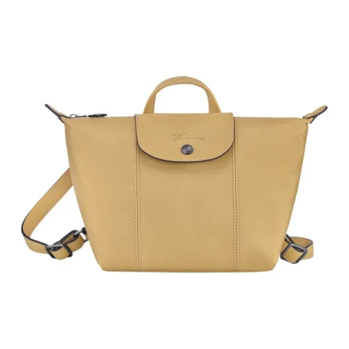 LONGCHAMP Le Pliage Cuir Коровья кожа Сумка через плечо Сумка Женская Желтая
