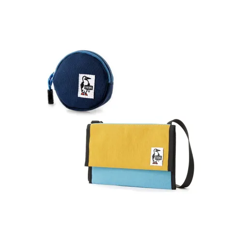 CHUMS Нейлоновая сумка через плечо Combo Set Унисекс Песочный Бирюзовый