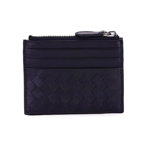 Bottega Veneta Sheepskin Картхолдер Женские Темно-синий