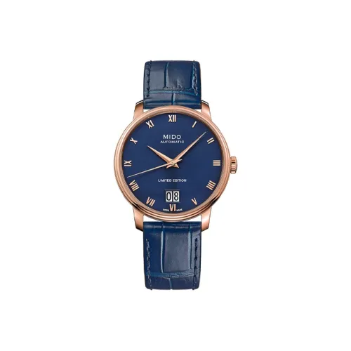 MIDO Автоматический Механический Механизм Мужские Часы Baroncelli 40 мм Синий