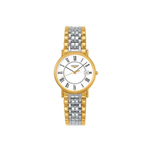 LONGINES Quartz Механизм Мужские Часы Magnificent Collection 35 мм Золото