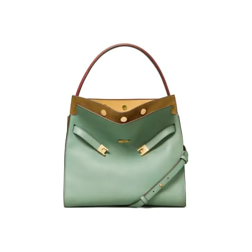 TORY BURCH Lee Radziwill Кожа Сумка Большая Женская Ручная Синяя