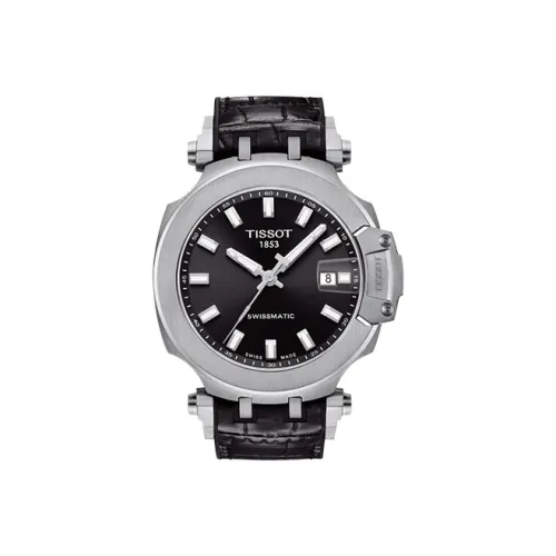 TISSOT Автоматический Механический Механизм Мужские Часы Race Collection 45мм*13,04мм Черные