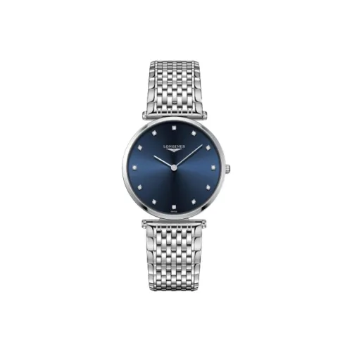 LONGINES Quartz Механизм Мужские Часы Jialan Collection 36 мм Синий