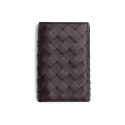 Bottega Veneta Bottega Veneta Luggage Collection Корова Кожа Держатель для Паспорта Мужской Коричневый