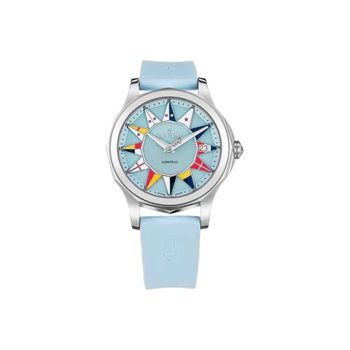 Corum Автоматический Механический Movement Женские часы Admiral Collection, 38mm*38mm*9,3mm, синие