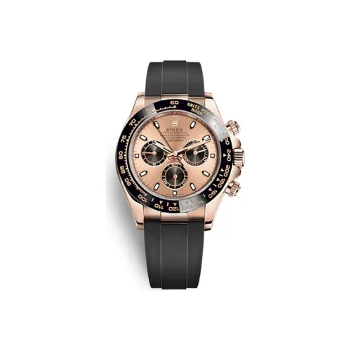 ROLEX Universe Slim Ditan Series Автоматический Механический Механизм Мужские Часы Часы 40 мм Черный Циферблат Резиновый Ремешок