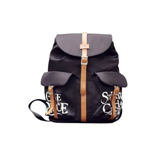 Ginza One Piece Collaboration Polyester Backpack Regular Unisex Black