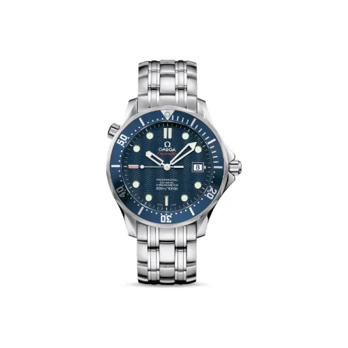 OMEGA Автоматический Механический Часы Мужские Seahorse Series 300m Diving Watch 41 мм Синий