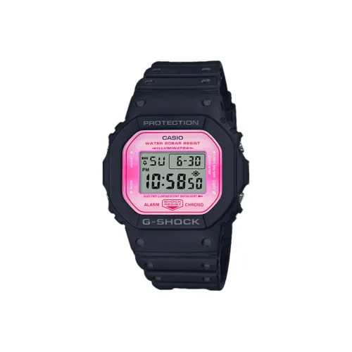 CASIO G Shock Collection Кварцевый механизм Часы Женские Розовый циферблат