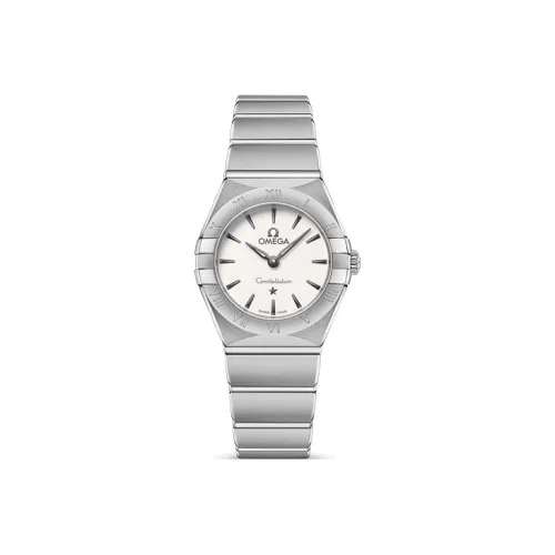 OMEGA Quartz Movement Женские Constellation Series Constellation Watch 25 мм Белый