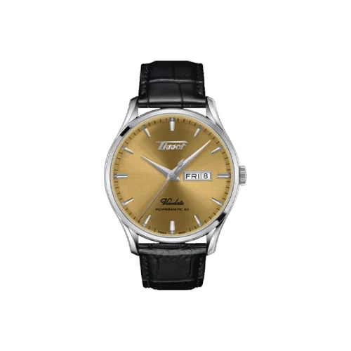 Tissot Uitenda Series Автоматический Механический Часы Мужские 42*43 мм Золотой Циферблат