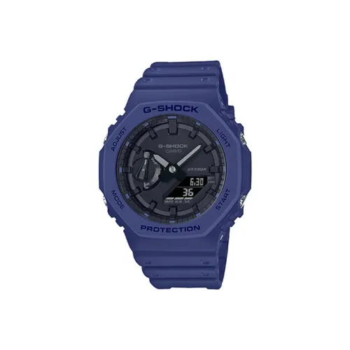 CASIO Кварцевый Movement Унисекс Часы Liquid Crystal/Analog Dual Display Series 48,5mm*45,4mm Синий