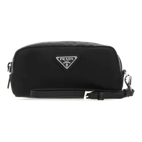 PRADA Нейлон Косметичка Туалетная сумка Женская Черная
