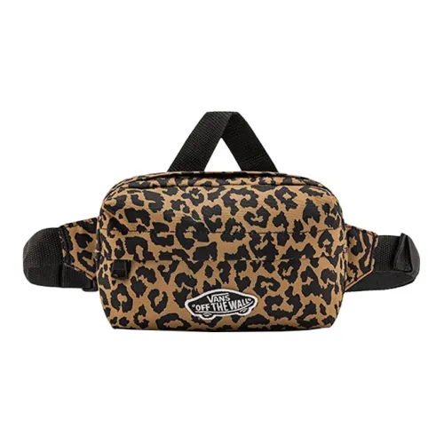 Vans Полиэстер Сумка через плечо Бананка Обычный Женский Леопардовый принт