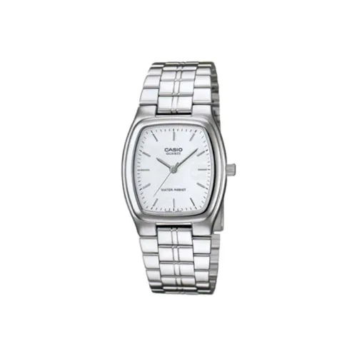 CASIO Standard Series Classic Analog Collection Кварцевый механизм Нержавеющая сталь Ремешок Часы Женские Серебристый циферблат