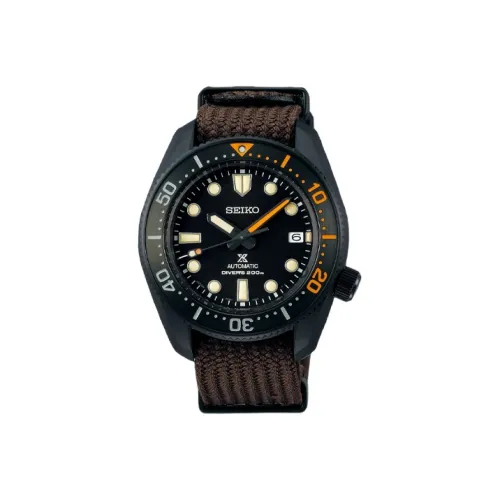 SEIKO Механический механизм Мужские часы Prospex 42 мм Черные