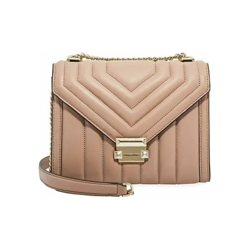 MICHAEL KORS MICHAEL KORS Handbag Collection Whitney Овчина Сумка через плечо Сумка на плечо Большая Женская Светло-Кофейная