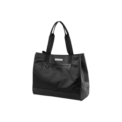 PUMA Ткань + Искусственная кожа Тоут Сумка Сумка для покупок Спортивная сумка Сумка стандартная женская черная