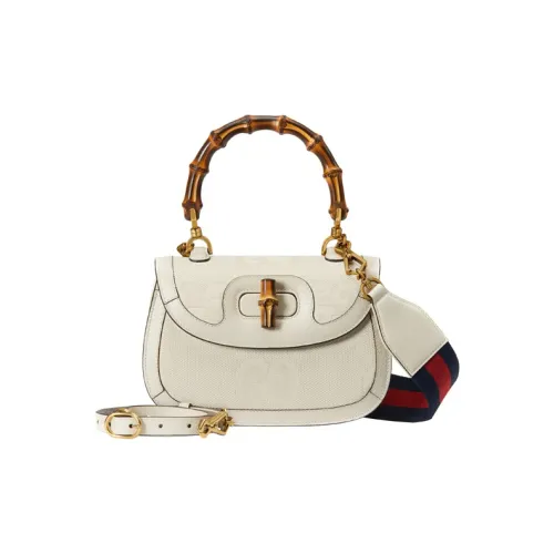 GUCCI Кожа Сумка через плечо Сумка Маленькая Женская Белая