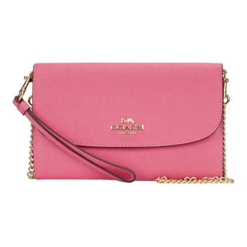 COACH Gemma Коровья кожа Сумка через плечо Маленькая Женская Розовая