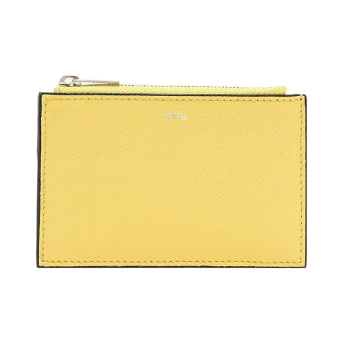 Valextra Коровья кожа Монетница Женская Желтая