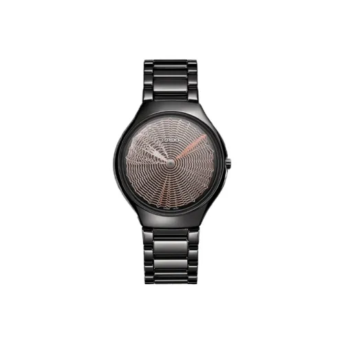 RADO True Thinline Collection Автоматический Механический Механизм Мужские Часы Часы 33 мм Черный Циферблат