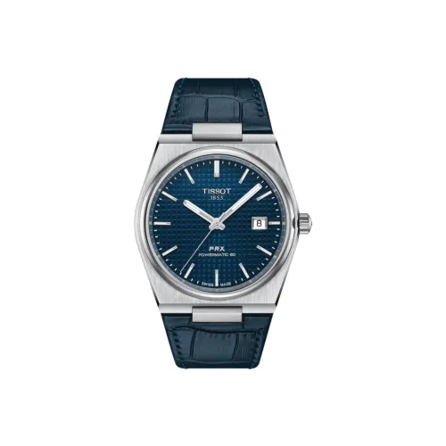 TISSOT Автоматический Механический Часы Мужские PRX Super Player Series 39,5мм*40мм Синий