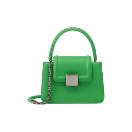 CHARLES KEITH Коровья кожа Маленькая квадратная сумка Сумка через плечо Сумка Маленькая Женская Светлый Умбра