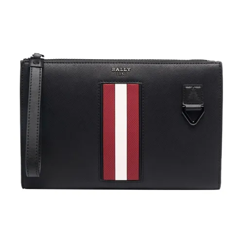 BALLY Клатч из коровьей кожи мужской черный