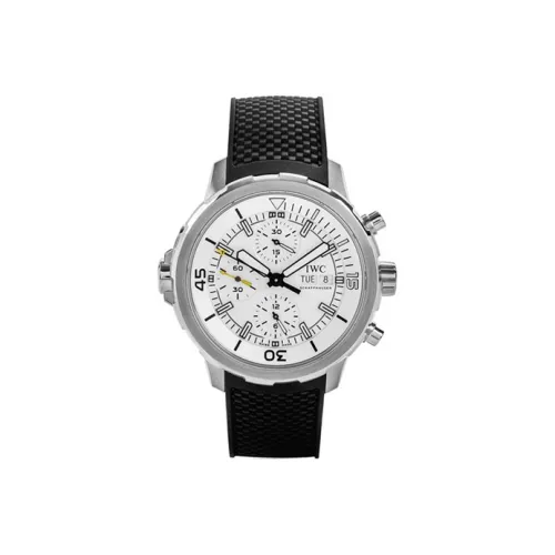 IWC Автоматический Механический Мужской Часы Ocean Time Series 44 мм Серебряные