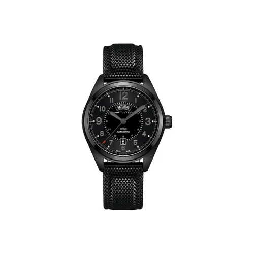 HAMILTON Khaki Field Series Автоматический Механический Часы Мужские 42 мм Черный Циферблат