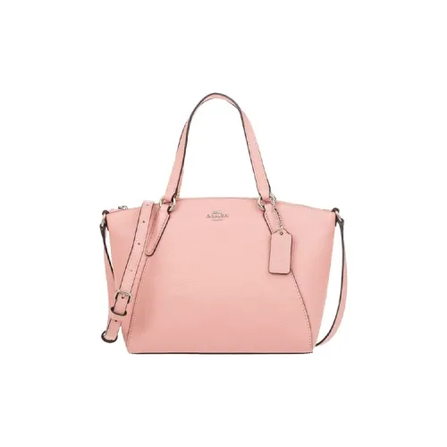 COACH Kelsey Коровья кожа Одно плечо Ручная сумка Сумка через плечо Маленькая Женская Розовая
