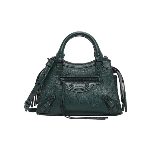 Balenciaga Neo Classic Коровья кожа Сумка Стандартная Женская Лесной зеленый