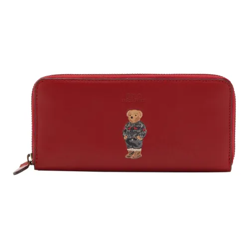 Polo Ralph Lauren Кошелек из коровьей кожи женский красный