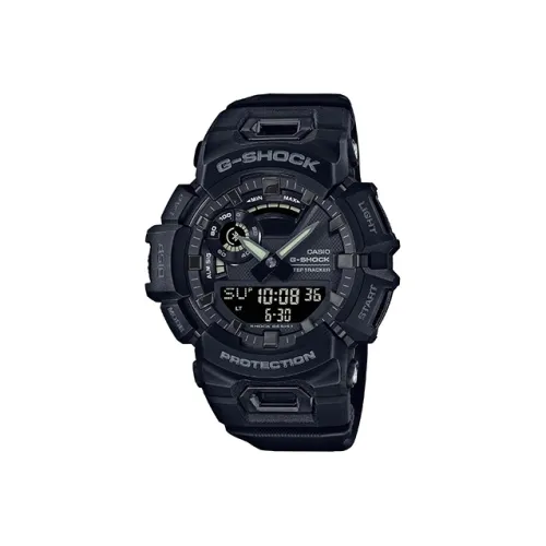 CASIO г Shock г Squad Коллекция Кварцевый механизм Смола Ремешок Часы Мужские Черный Циферблат