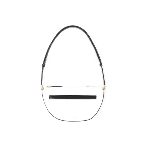 Burberry OLYMPIA Корова Кожа Плечевая Сумка Полумесяц Сумка Плечевая Сумка Мини Женская Белая