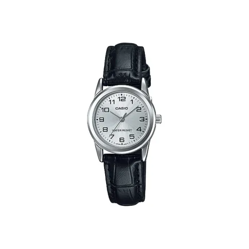 CASIO Standard Series Classic Analog Collection Кварцевый механизм Часы Женские Серебристый циферблат