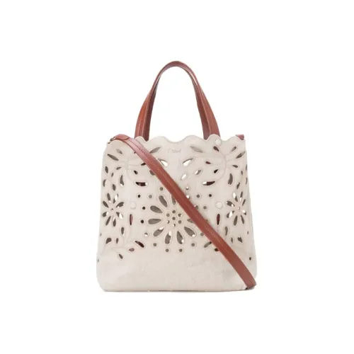 Chloe Chloé сумки Коровья кожа Тоут Сумка Сумка для покупок Сумка через плечо Сумка Женская Коричневая